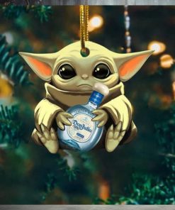 Baby Yoda Hug Don Julio For Whiskey Lovers 2023 Christmas Star Wars Gift Ornament