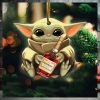 Baby Yoda Hug Ballon d’Or 2023 Cute Tree Decorations Christmas Gift Ornament