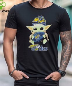 Baby Yoda Hug Rugby South Dakota State Jackrabbits 2024 Shirt