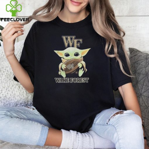 Baby Yoda Hug Rugby Wake Forest Demon Deacons 2024 Shirt