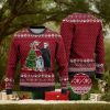 Peace Love Joy Akita Puppy Santa Hat Christmas Ugly Sweater Mens