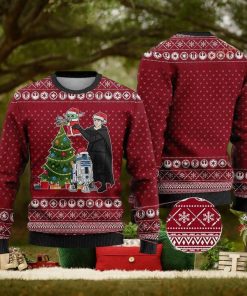 Baby Yoda Luke Star Wars Ugly Christmas Sweater