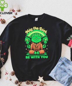 Baby Yoda May the luck be with you shamrocks St. Patrick’s day shirt