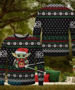 Baby Yoda Mcdonald’s Merry Ugly Christmas Sweater Gift For Men Women