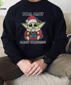 Baby Yoda Merry Star Wars Baby For Kids Christmas shirt