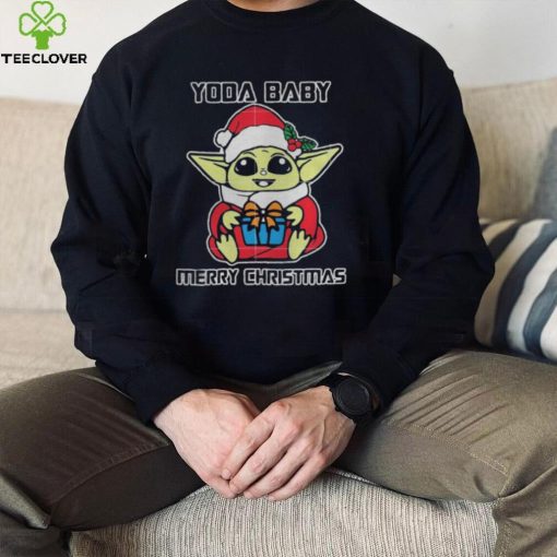 Baby Yoda Merry Star Wars Baby For Kids Christmas shirt