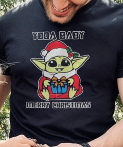 Baby Yoda Merry Star Wars Baby For Kids Christmas shirt