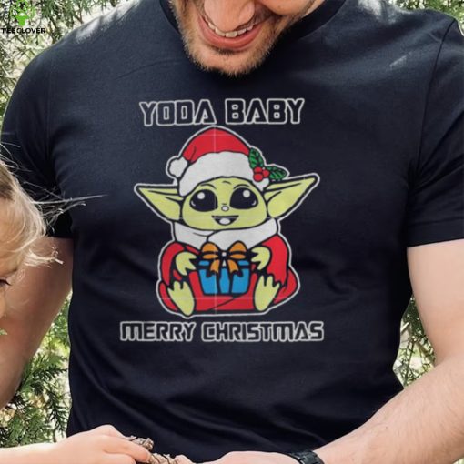 Baby Yoda Merry Star Wars Baby For Kids Christmas shirt