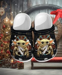 Baby Yoda Native American Unique Gifts For Star Wars Fan Love Independence Us Day Crocs Clog Shoes Star Wars Slippers Adults Classic Movie Gift For Mens Womens Crocs Clogs