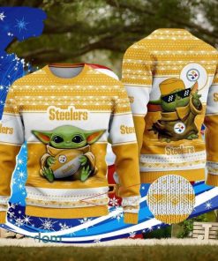 Baby Yoda Nfl Pittsburgh Steelers Ugly Christmas Sweater Special Gift For Men Women