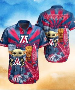 Baby Yoda Star Wars NCAA Arizona Wildcats Hawaiian Shirt For Summer Lovers