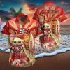 Baby Yoda Star Wars NFL 49ers Hawaiian Shirt