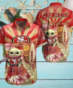 Baby Yoda Star Wars NFL 49ers Hawaiian Shirt