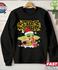 Baby Yoda Starwars Christmas gift shirt