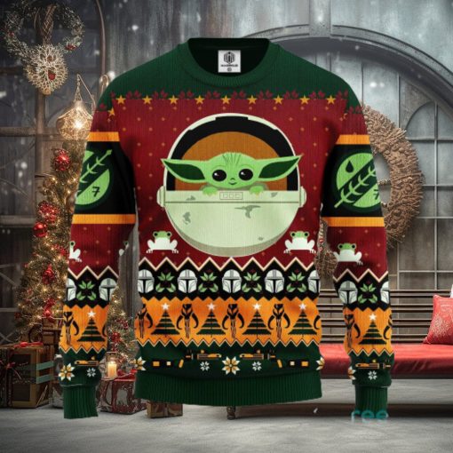 Baby Yoda Thanksgiving Women Mens Ugly Christmas Sweater