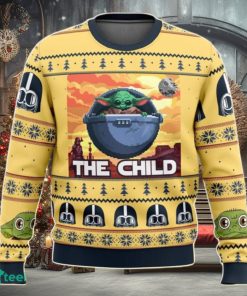 Baby Yoda The Child Mandalorion Ugly Christmas Sweater 3D Gift For Men And Women