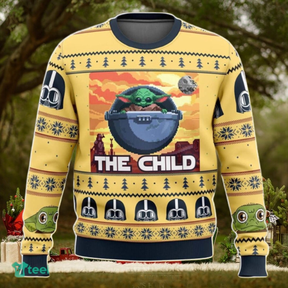 Baby Yoda The Child Mandalorion Ugly Christmas Sweater 3D Gift For Men And Women Baby Yoda The Child Mandalorion Ugly Christmas Sweater 3D Gift For Men And Women