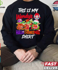 Baby Yoda Wendy’s This Is My Hallothanksmas Shirt