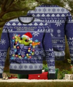 Baby Yoda With Lights Colorado Rockies Ugly Sweater Snowflake Design