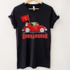 Baby Yoda Drive A Car Arizona Cardinals Football Flag Logo Shirt