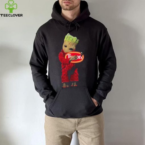 Baby groot hug tyson logo 2023 T shirt