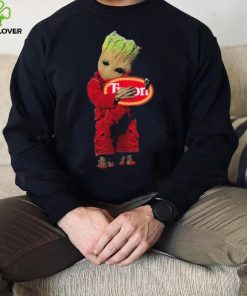 Baby groot hug tyson logo 2023 T shirt