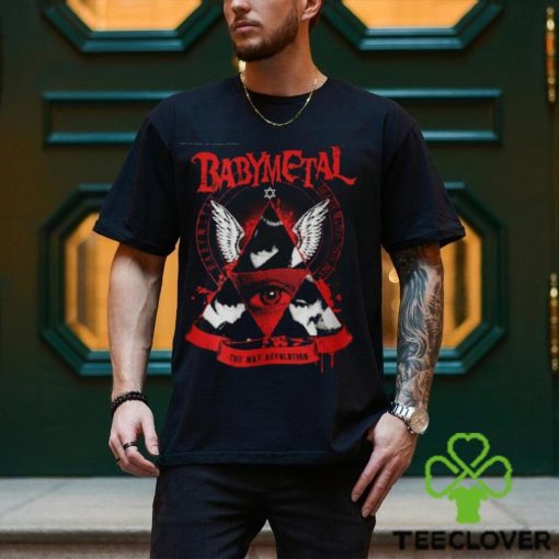 Babymetal Metal Band May Revolution Short Sleeve T Shirt, Babymetal Fan Shirt, Kawaii Metal Band J Pop Tee