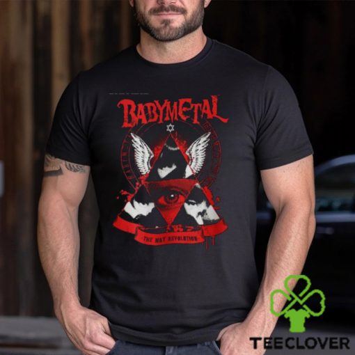 Babymetal Metal Band May Revolution Short Sleeve T Shirt, Babymetal Fan Shirt, Kawaii Metal Band J Pop Tee