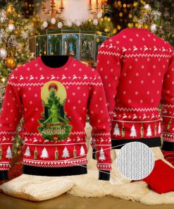 Bacardi Grinch Snow Ugly Christmas Sweater