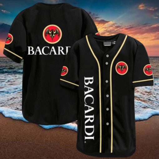 Bacardi Jersey Baseball Shirt Style Gift Shirt