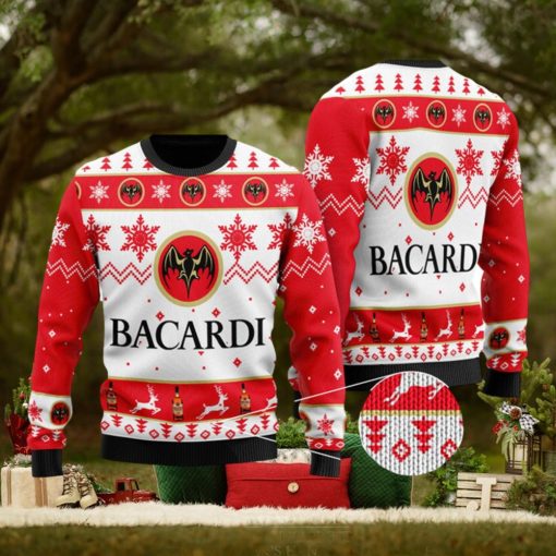 Bacardi Knitted 3D Sweater Gift For Xmas