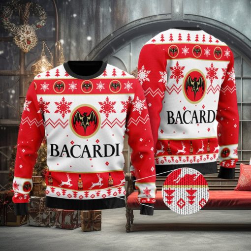 Bacardi Knitted 3D Sweater Gift For Xmas