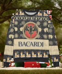 Bacardi Rum Snowflake Ugly Christmas Sweater Special Gift For Men Women