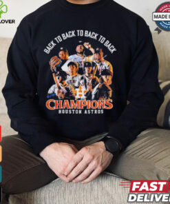 Back 2 Back 2 Back 2 Back Houston Astros 2024 American League West Champions Shirt
