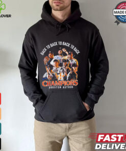 Back 2 Back 2 Back 2 Back Houston Astros 2024 American League West Champions Shirt