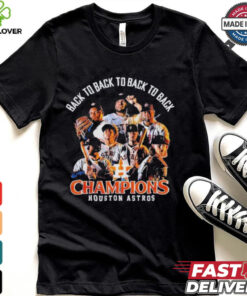 Back 2 Back 2 Back 2 Back Houston Astros 2024 American League West Champions Shirt