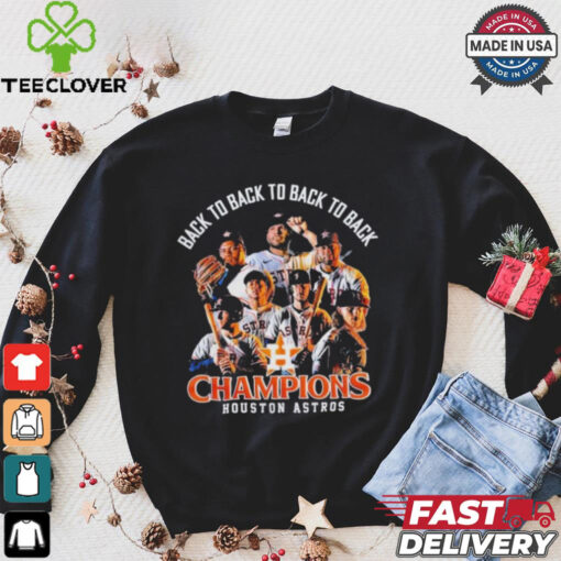 Back 2 Back 2 Back 2 Back Houston Astros 2024 American League West Champions Shirt
