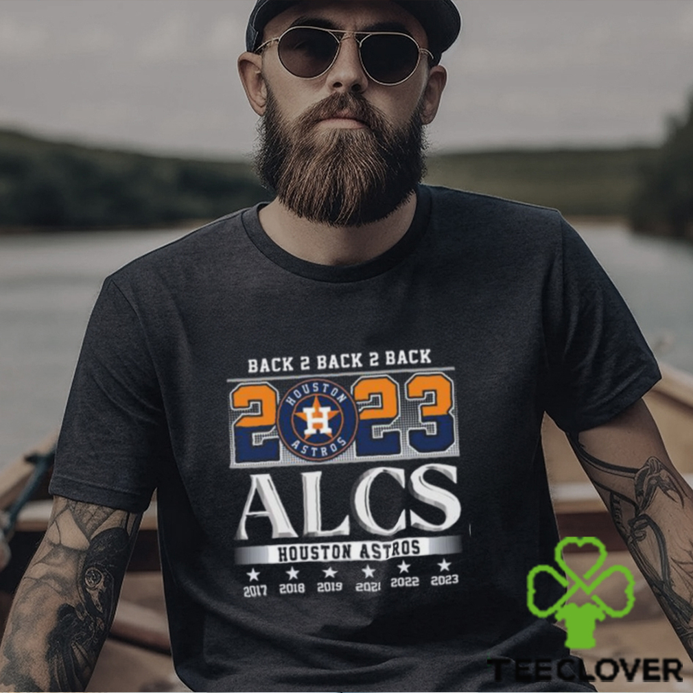 Back 2 Back 2 Back 2023 ALCS Houston Astros Unisex T Shirt Back 2 Back 2 Back 2023 ALCS Houston Astros Unisex T Shirt