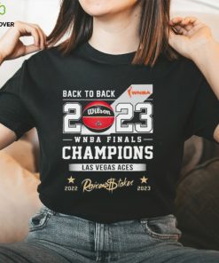 Back 2 Back 2023 WNBA Finals Champions Las Vegas Aces Raises The Stakes Shirt