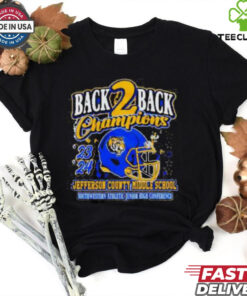 Back 2 Back Champions Jefferson County Middle School Southwestern Athletic Junior High Conference ’24 t shirt