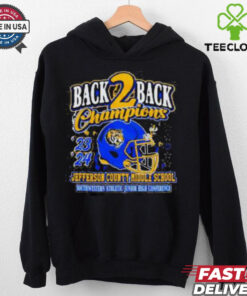 Back 2 Back Champions Jefferson County Middle School Southwestern Athletic Junior High Conference ’24 t shirt