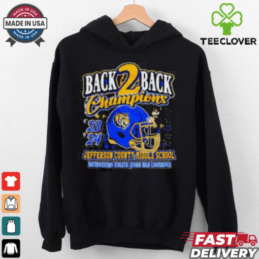 Back 2 Back Champions Jefferson County Middle School Southwestern Athletic Junior High Conference ’24 t shirt