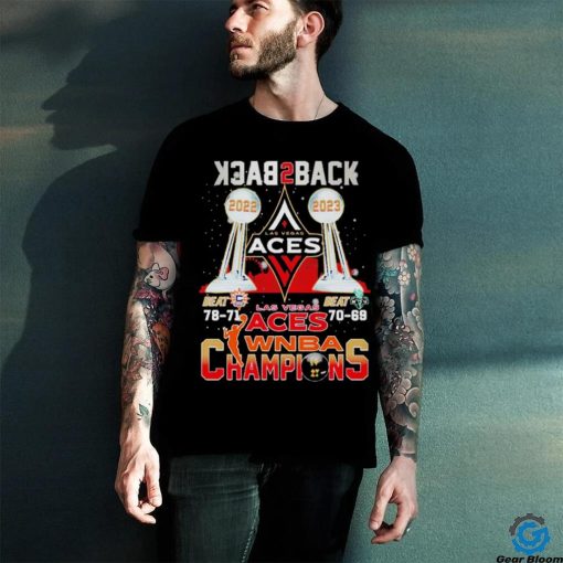 Back 2 Back Las Vegas Aces WNBA Champions 2022 2023 Shirt