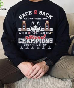 Back 2 Back NCAA Men’s Basketball National Champions UConn Huskies T Shirt