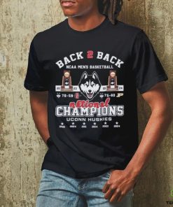 Back 2 Back NCAA Men’s Basketball National Champions UConn Huskies T Shirt