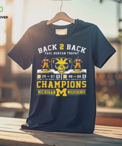 Back 2 Back Paul Bunyan Trophy Champions Michigan Wolverines Beat Michigan State Spartans Shirt