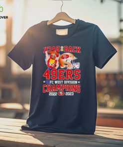 Back 2 Back San Francisco 49ers NFC West Division Champions 2022 2023 T Shirt 1 Back 2 Back San Francisco 49ers NFC West Division Champions 2022 2023 T Shirt