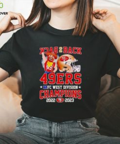 Back 2 Back San Francisco 49ers NFC West Division Champions 2022 2023 T Shirt 2 Back 2 Back San Francisco 49ers NFC West Division Champions 2022 2023 T Shirt