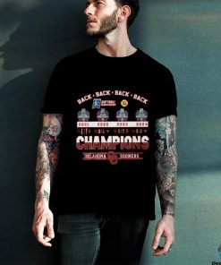 Back 2 Back Softball Championship Oklahoma Sooners NCAA 2024 T Shirt