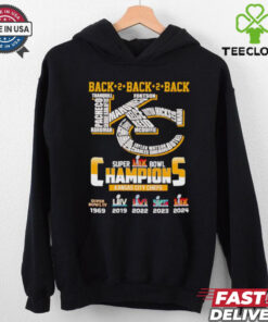 Back 2 back 2 back Super Bowl Champions Kansas City Chiefs shirt